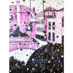 Malabarista Rosa em Veneza – 60x80cm