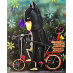 sep_Batman Entregador de Pizza – 90x110cm, mista