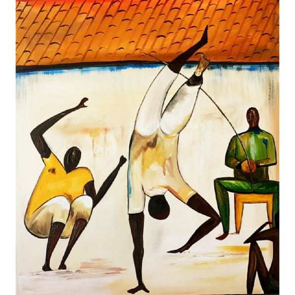 sep_Capoeira – 60x60cm, releitura Carybé