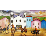 sep_Cavalgada – 50x70cm, releitura Carybé
