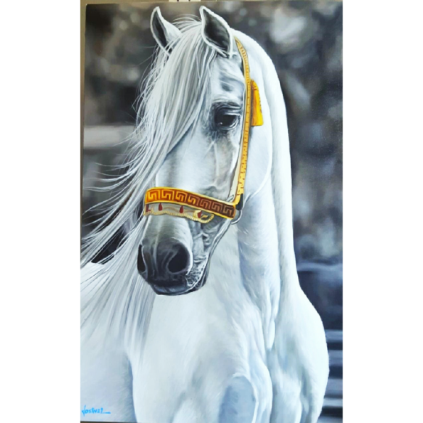 sep_Cavalo Branco – 60x80cm, óleo