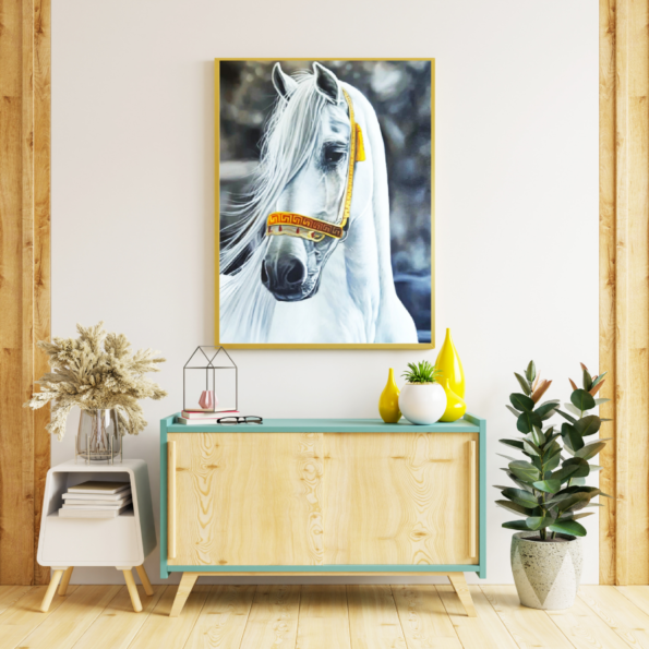 sep_Cavalo Branco – 60x80cm, óleo,2