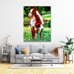sep_Cavalo e Flores – 70x90cm