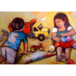 sep_Crianças Brincando 3 – 70x70cm