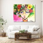 sep_Flores – 160x100cm, acrilico
