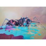 sep_Formiga em Decomposição – 70x70cm, óleo