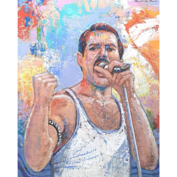 sep_Freddie Mercury – 40x50cm, acrilico