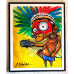 sep_Índio – 80x100cm, acrílico