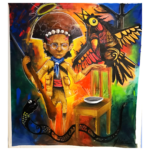 sep_Lampião – 180x160cm, acrilico