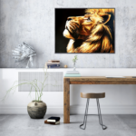 sep_Leão – 70x90cm, óleo, encomenda