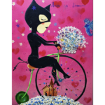 sep_Mulher Gato – 120x100cm, mista