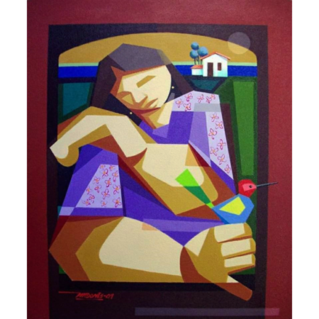 Na Janela - 120x80cm