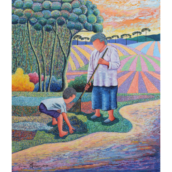 sep_Nona Maria e Bisneto Artur V – 60x70cm, 2020