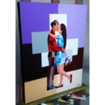 sep_O Beijo – 40x50cm, 2019, acrílica