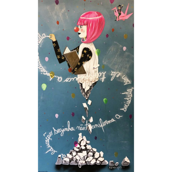 sep_O Boneco do Saber – 150x70cm, mista