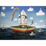 sep_O Pescador – 80x120cm, mista