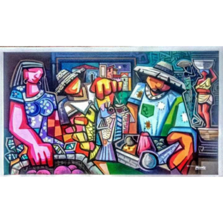 Os Vendedores - 160x90cm