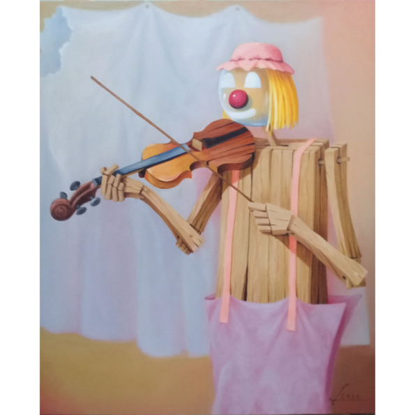 sep_Palhaço com Violino – 60x70cm