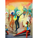 sep_Samba – 50x70cm, releitura Carybé