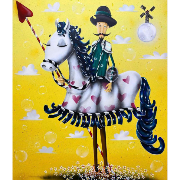 sep_Senhor Dom Quixote 2 – 70x100cm, mista