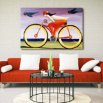 store_Ciclista e Pássaros – 40x60cm