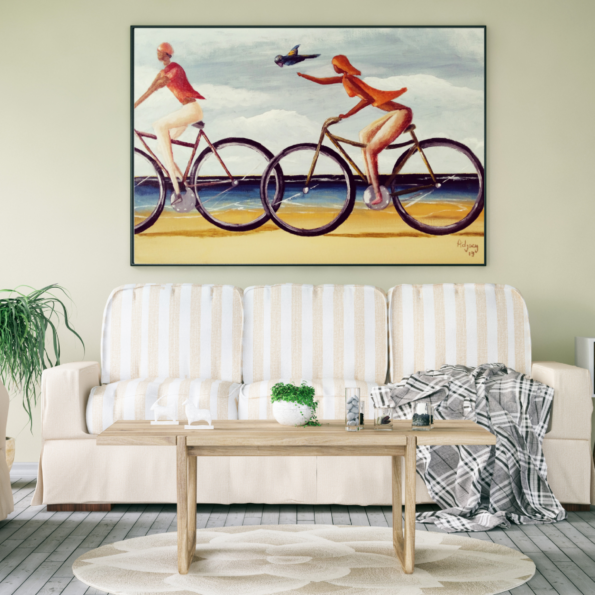 store_Ciclistas e Pássaro – 40x50cm,2