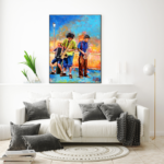 zsep_Músicos de Rua – 80x100cm, acrilico