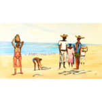 Pesca – 50x70cm, releitura Carybé