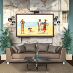 Pesca – 50x70cm, releitura Carybé
