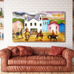 sep_Cavalgada – 50x70cm, releitura Carybé