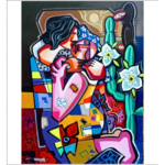 Beijo no Sertão – 80x60cm,1