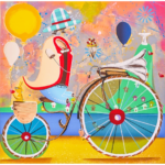 Flores para o Rio – 70x70cm,1