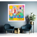 Flores para o Rio – 70x70cm,1