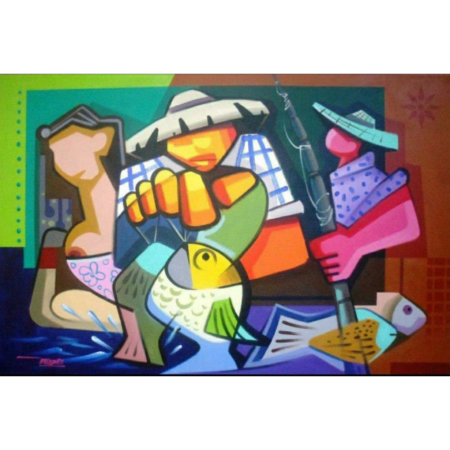 Pesqueiro - 60x90cm