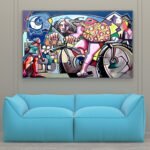 sep_Bike Ride – 90x150cm
