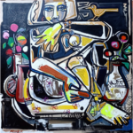 A Vaidosa – 100x100cm,1