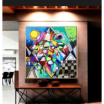 Leão de Judá – 90x90cm,2