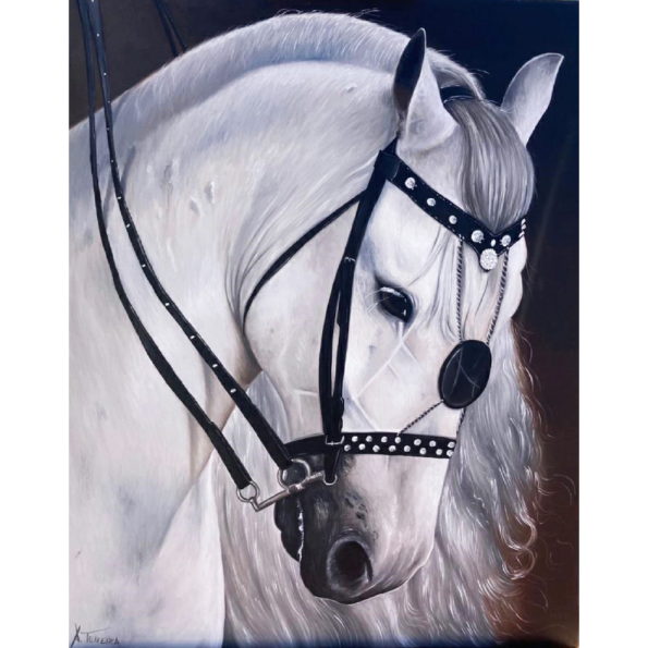O Cavalo Branco – 40x50cm,1