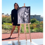 O Cavalo Branco – 40x50cm,1