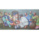 Jesus Lava Pés – 100x200cm