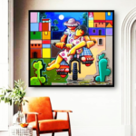 João e Maria – 100x100cm,1
