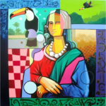 Monalisa Écológica e Tropical – 100x100cm,1