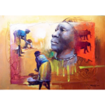 Páginas da África – 90x110cm