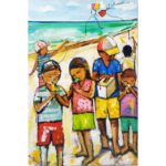 store_Crianças na Praia 3 – 120x80cm,2024