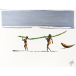 store_Os Indígenas – 90x60cm,releitura Carybé