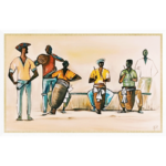 store_Roda de Samba da Bahia – 90x60cm, releitura Carybé,1arte