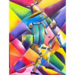 Tramas de Quixote – 80x60cm