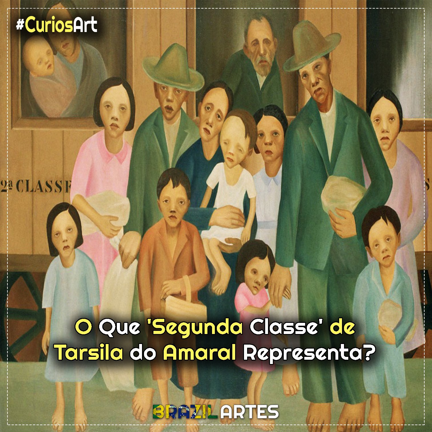 O Que ‘Segunda Classe’ de Tarsila do Amaral Representa?