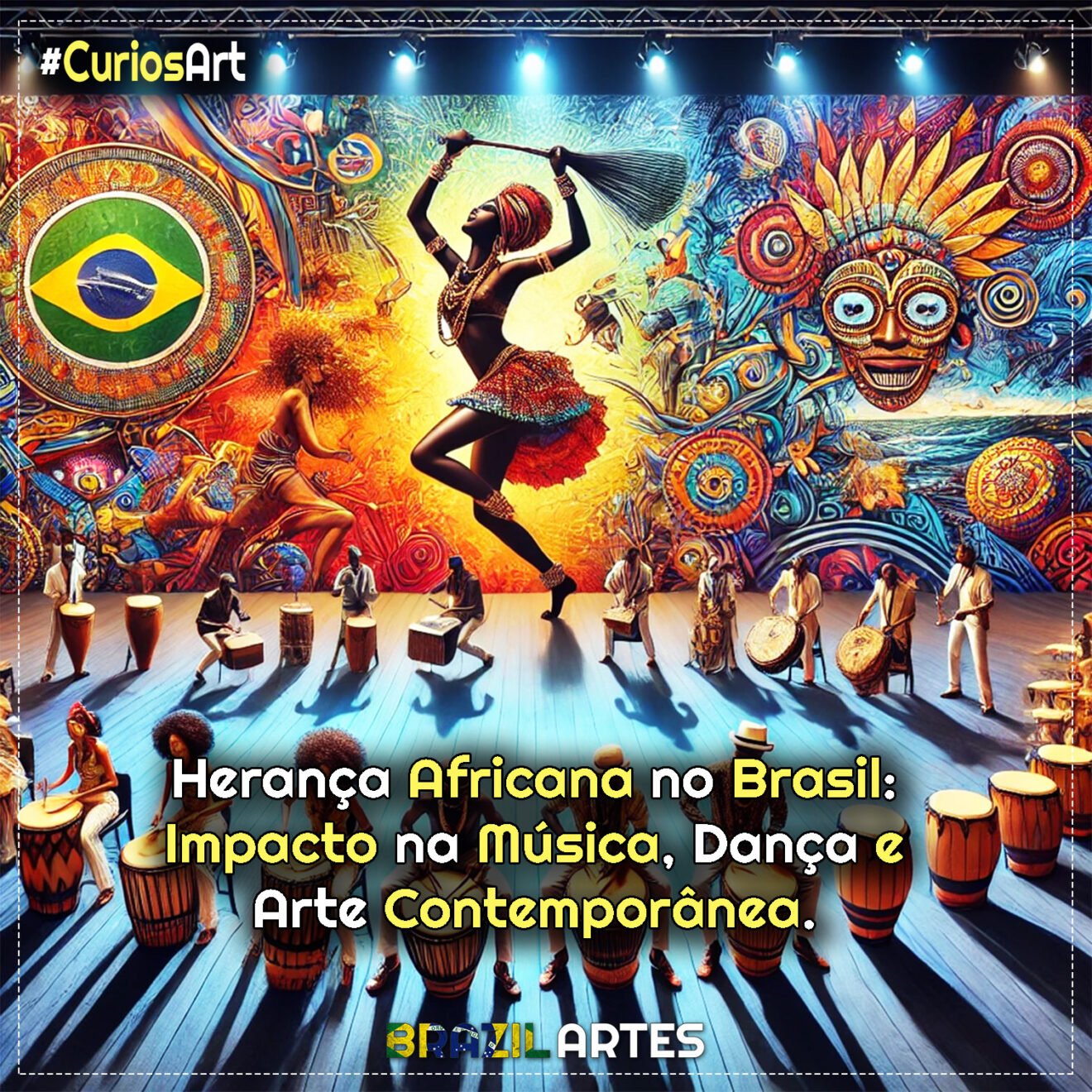 Herança Africana no Brasil: Impacto na Música, Dança e Arte Contemporânea