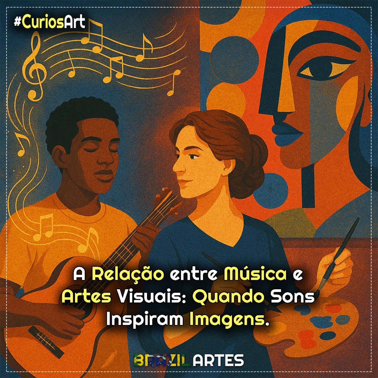 A Relação entre Música e Artes Visuais: Quando Sons Inspiram Imagens